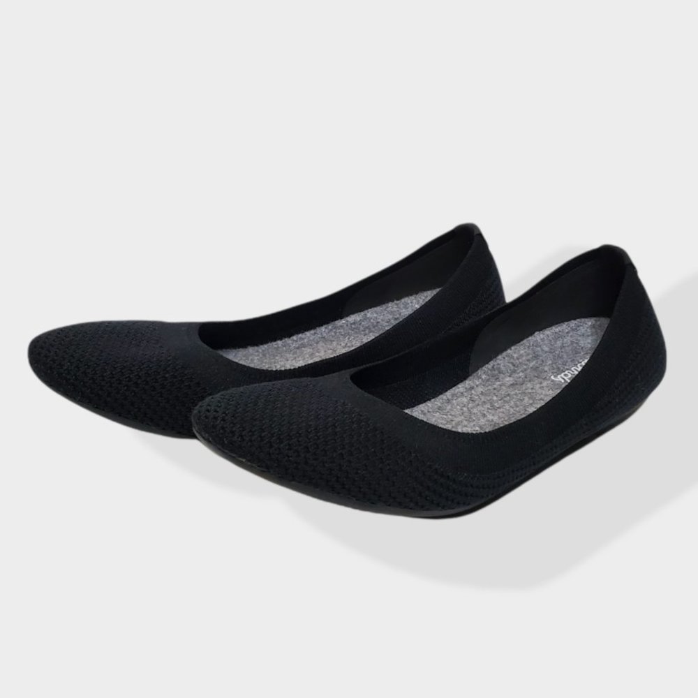 Allbirds Women's Black Tree Breezers Ballet Flats Size 8